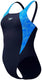 Speedo hyperboom splice muscleback dames sportbadpak - marine blauw