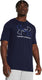 Under armour ua gl foundation update ss heren sportshirt - navy - royal - grijs