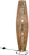 Rl live your light reality miki - vloerlamp - bruin - excl. 2x e27 40w - voetschakelaar - naturel sisal