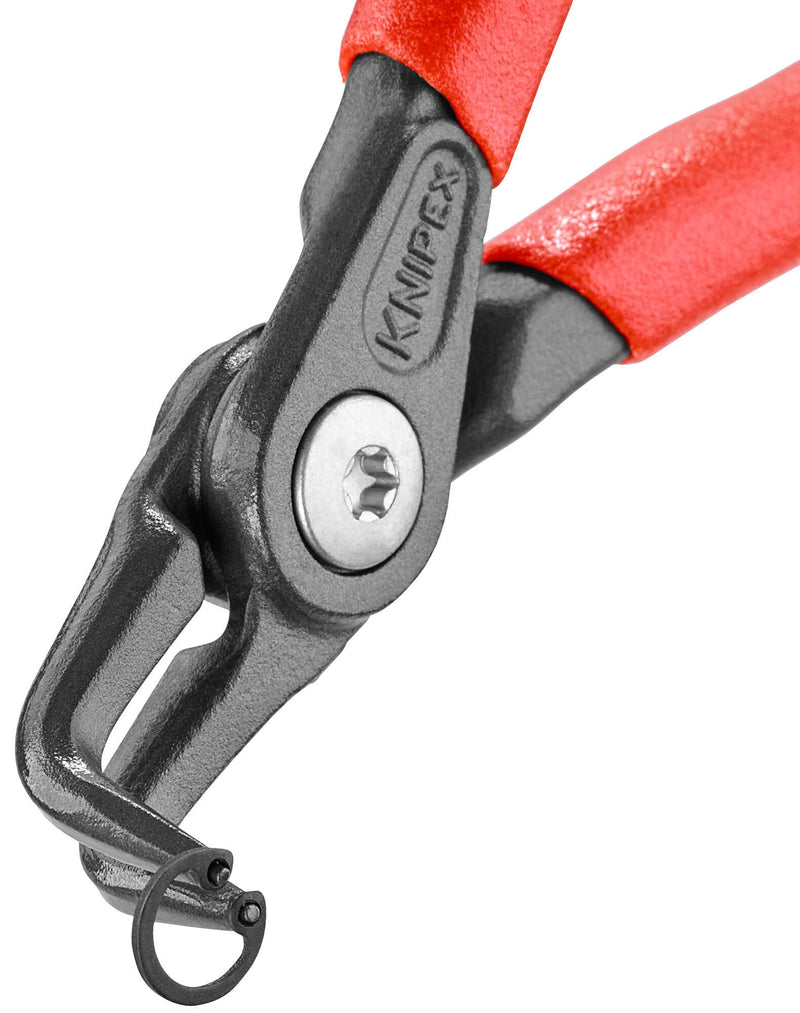 Load image into Gallery viewer, Knipex borgveertang praez.circlip pliers m.plastic curved
