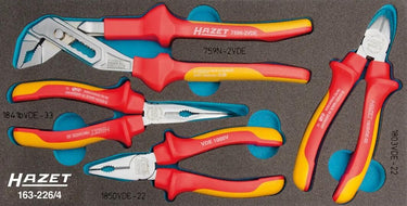 Hazet zangensatz pliers set vde 4-part
