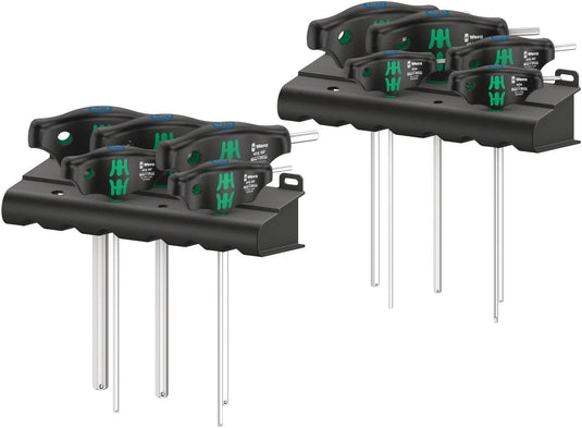Wera schraubendrehersatz 454 10 hf imperial 1 screwdriver set m.quergriff