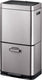 Eko - himalaya recycler sensor bin 35+25 liter - stainless steel plastic - grijs, mat rvs - prullenbak
