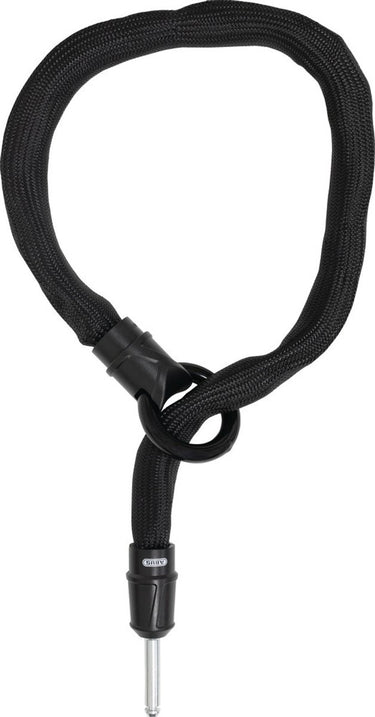 Abus fietsslot insteekketting - adaptor chain ivytex 6ks - - zwart - 100 cm - geschikt voor elektrische fietsen - stadsfietsen