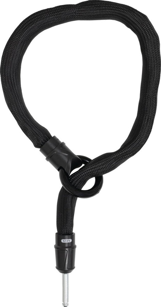 Abus fietsslot insteekketting - adaptor chain ivytex 6ks - - zwart - 100 cm - geschikt voor elektrische fietsen - stadsfietsen
