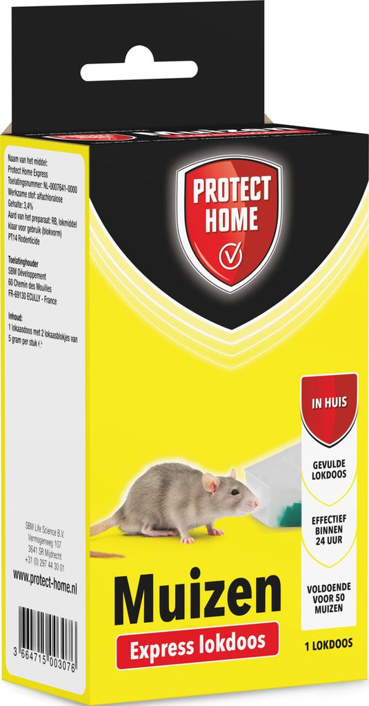 Pro-tect protect home | muizenmiddel | voor muizen en ratten