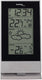 Technoline weerstation - ws 9910 - 85x166x56mm - zilver zwart - met 1 buitensensor 100m - tl-ws9910