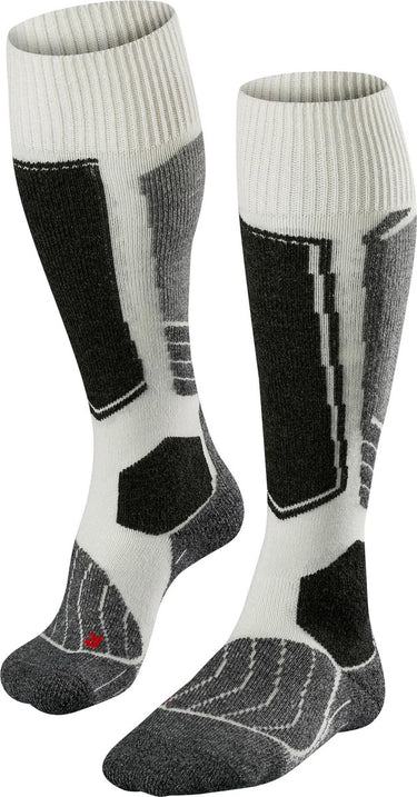 Falke sk1 warm dik wol functioneel materiaal skisokken dames wit - maat 39-40