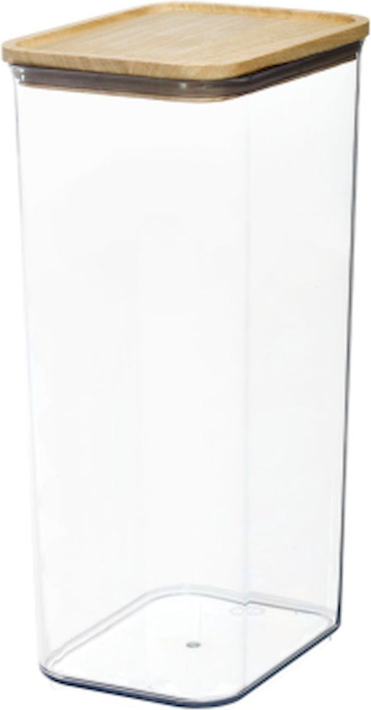 Idesign ro pansino voorraadpot transparant 4,3 liter