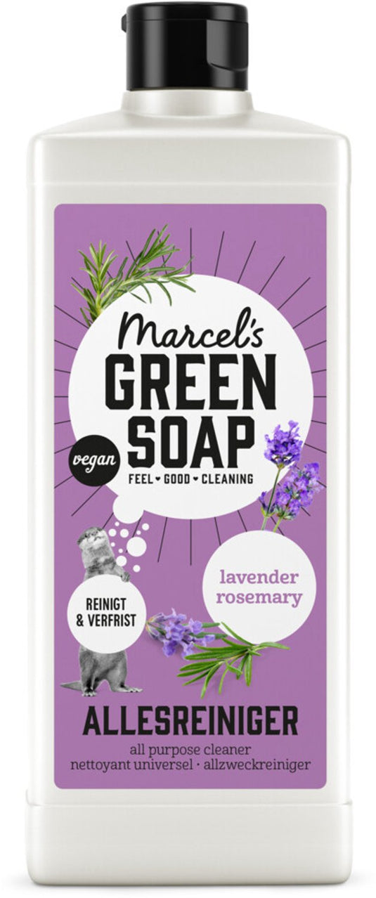 Marcel's green soap allesreiniger - lavendel rozemarijn - 6 x 750ml
