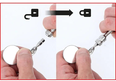 Ks tools inspektionsspiegelsatz workshop mirror set .