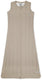 Lodger babyslaapzak zomer 80 cm - veilige aansluiting bij nek en armen - 0.5 tog - 100% biologisch katoen - pointelle - beige - zomerslaapzak