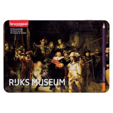 Bruynzeel blik 50 kleurpotloden - de nachtwacht van rembrandt