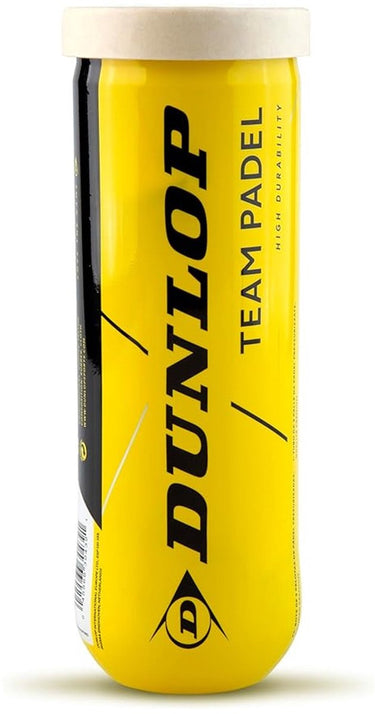 Dunlop - team padel- padelballen- 3pet- geel
