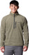 Columbia fast trek™ iii half zip fleece men's outdoortrui - stone green, shark - maat s