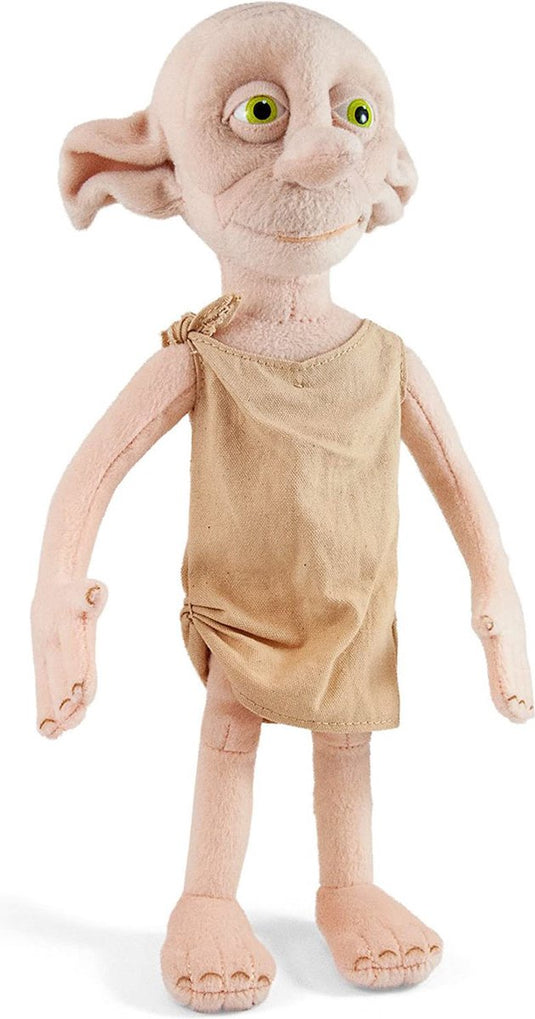 The noble collection harry potter - collectors plush figure dobby 30 cm pluche knuffel - roze bruin