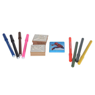 Spiderman stempelset 11 delig | 3 stuks