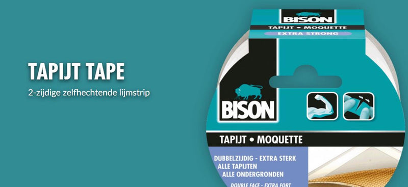 Load image into Gallery viewer, Bison tapijt tape extra sterk 10mx5cm
