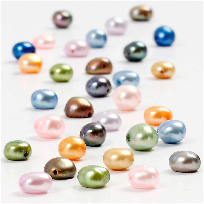 Afbeelding laden in galerijviewer, Https: www.cchobby.nl zoetwaterparels-afm-5-6-mm-gatgrootte-0-5-mm-40-cm-1-doos
