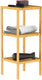 Eisl bamboe rek - opslagrekje met 3 vakken - duurzaam - (b x h x d) ca. 34 x 80 x 33 cm