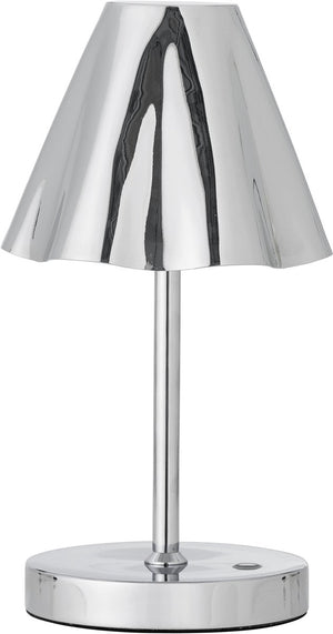 Bloomingville lianna draagbare lampe - oplaadbare - zilver - metaal