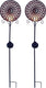 Luxform - 2x tuinlamp met grondspies - mandala zon - led - werkend op zonne-energie - set van 2 stuks