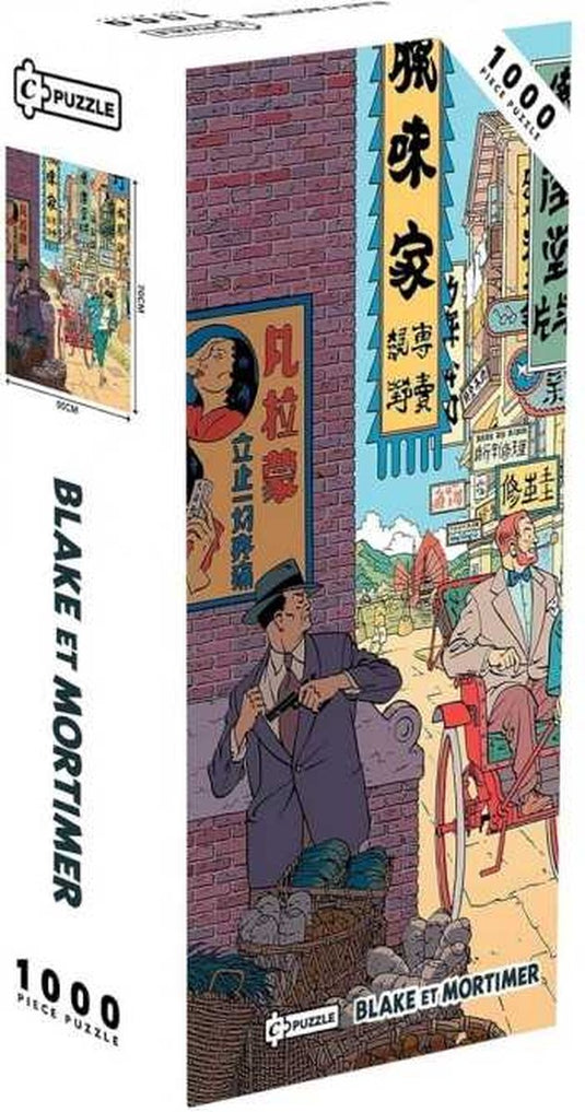Plastoy blake et mortimer puzzle 1000 stukjes 50 70 cm