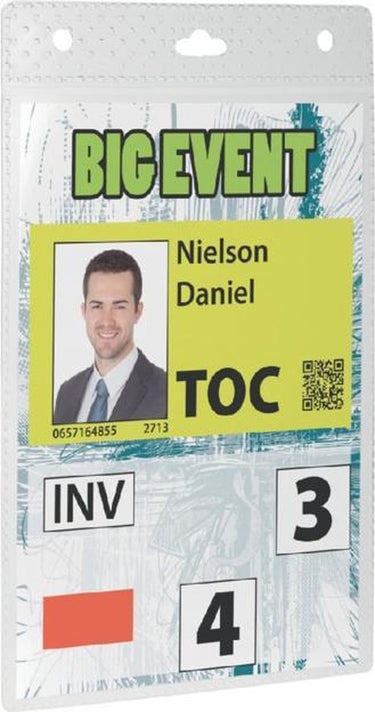 Durable naambadge 852619 transparant 105 x 148 mm