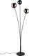 Rl live your light reality sheldon - vloerlamp - multicolour - excl. 3x e14 4 w - voetschakelaar