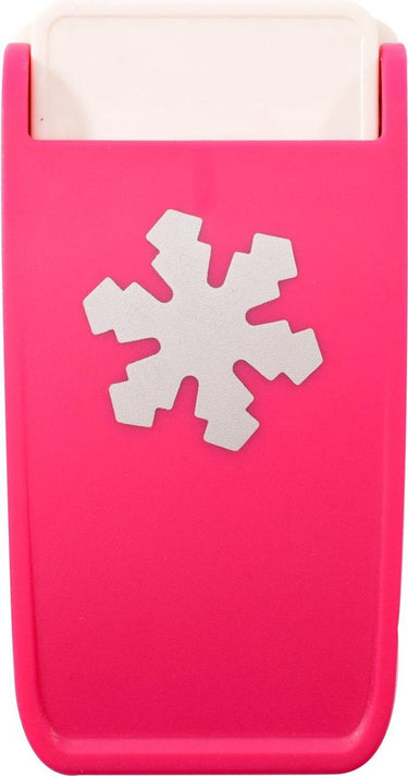Vaessen creative heavy-duty pons - figuurpons - sneeuwvlok - ø 3,75 cm