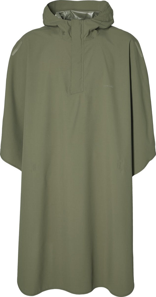 Basil hoga regenponcho unisex - groen - one size