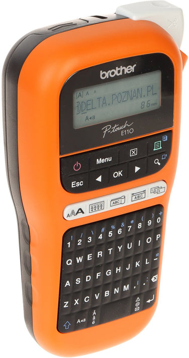 Brother pt-e110vp-pack - labelprinter - lcd display - 12mm etyketbreedte - qwerty toetsenbord