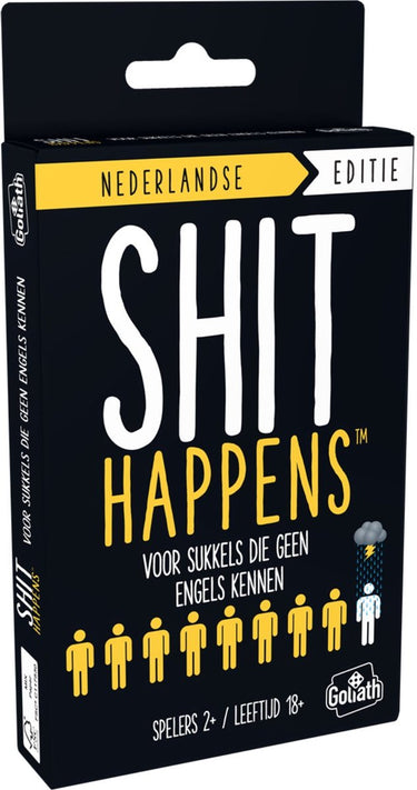 Merkloos sans marque shit happens – kaartspel - leeftijdscategorie: 18+