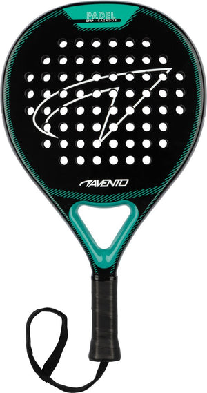 Avento padelracket - cazador - gfrp - rond - zwart groen