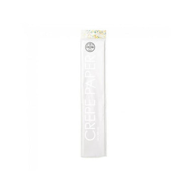 Crepepapier 50x250cm wit pak a 12 rol