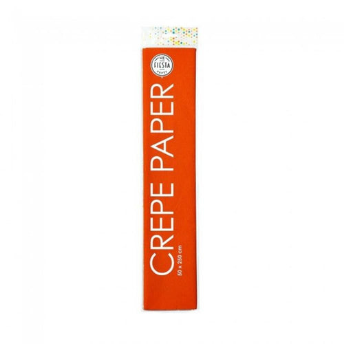 Crepepapier 50x250cm oranje pak a 12 rol