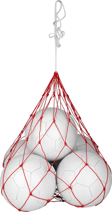Avento ballennet voor 5 ballen - rood wit