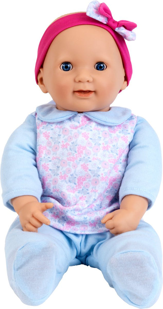 Klein toys princess coralie interactieve babypop – 46cm groot – meer dan 30 functies slaap-, hoest, huil geluiden.