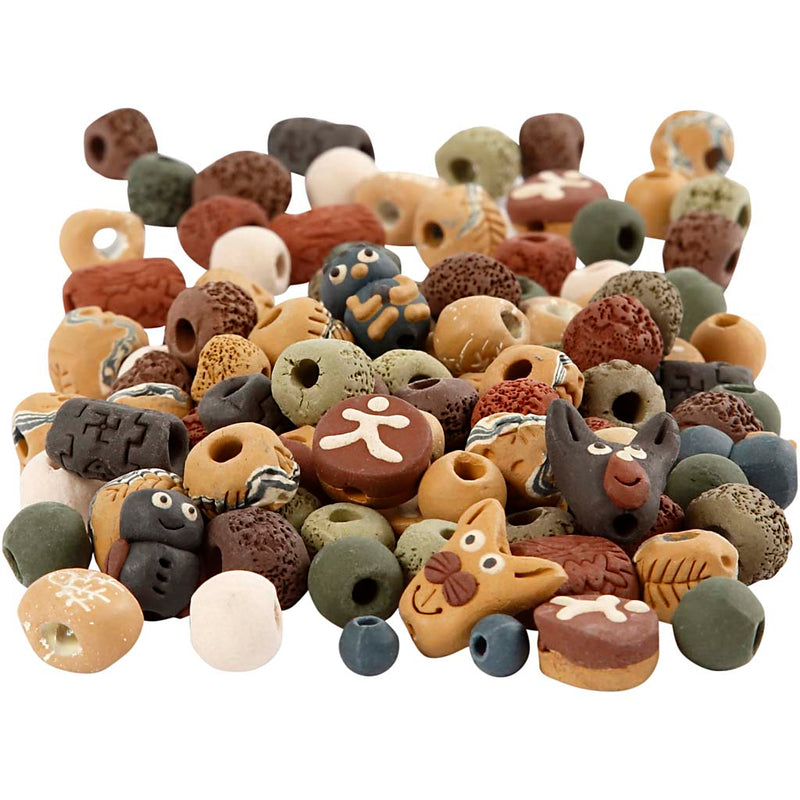 Afbeelding laden in galerijviewer, Https: www.cchobby.nl keramiek-kralen-afm-7-18-mm-gatgrootte-2-4-mm-diverse-kleuren-300-gr-1-doos
