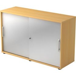 Bach schuifdeurkast hammerer 2fh beuken, zilver
