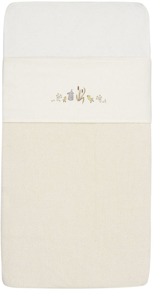 Jollein - baby laken ledikant - 120x150cm - ledikant, babybed - katoen - riverside