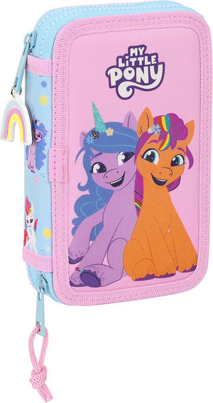 My little pony gevuld etui, wild free - 28 st. - 19,5 x 12,5 x 4 cm - polyester