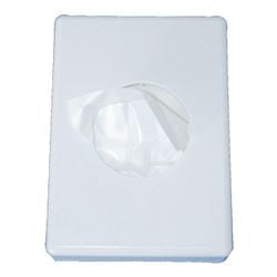 Dispenser voor hygiënezakjes hygostar 14 x 10 x 2,8 cm wit