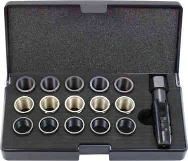 Ks tools draadtappen set end thread rep. set m1 14x1.25mm 16 pcs.