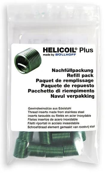 Böllhoff schroefdraad inzetstuk helicoil plus refill pack helicoil m8 x 1.25 16.00mm