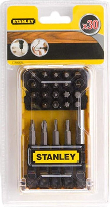Stanley sta60525-xj serie - schroefbit set - 30 stuks - magnetische houder - roestvrij staal