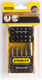 Stanley sta60525-xj serie - schroefbit set - 30 stuks - magnetische houder - roestvrij staal