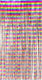 Boland - foliegordijn metallic multikleur - regenboog - regenboog