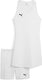 Puma teamgoal dress dames sportjurk - white- black