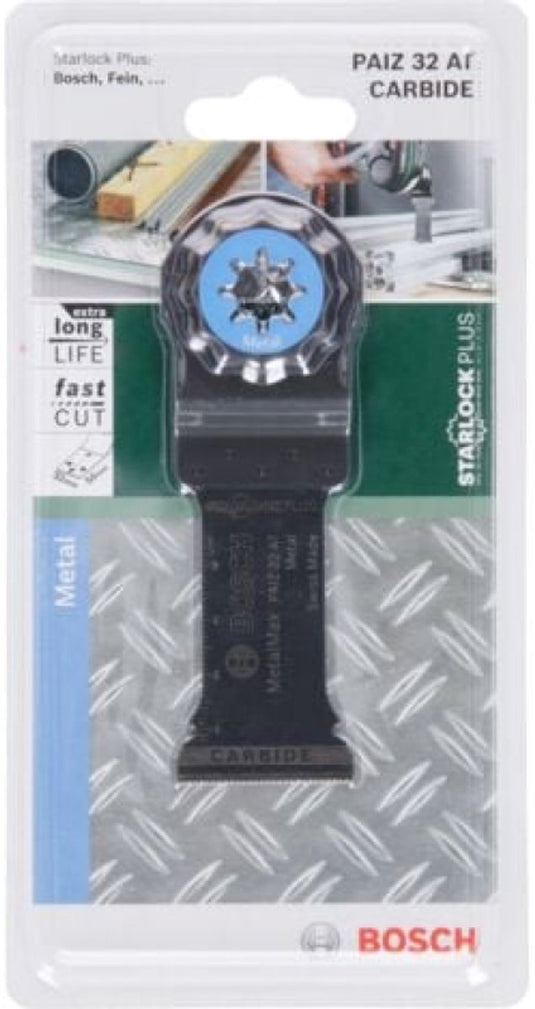 Bosch paiz 32 at carbide invalzaagblad - 32 x 50 mm - voor metaal